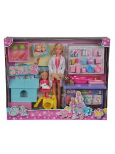   Комплект за игра Steffi Love, Ветеринарен доктор, 35 аксесоари, Steffi Love Love Animal World Doll, 7.5 x 32.5 x 40 cm