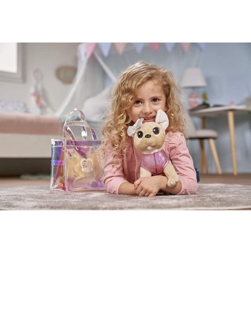 Комплект кученце с блестяща и модерна чанта (30cm.), Chi Chi Love Shimmer