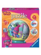 ПЪЗЕЛ 3D за деца топка (72ч) Тролчета, Ravensburger Puzzle Trolls, 13 x 13 cm, 12197
