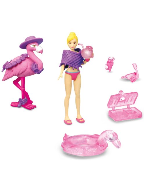 Джип с кукла и Фламинго Dickie Toys, Звукови и светлинни ефекти, Flamingo Jeep