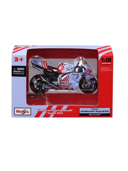 Мотор 1:18 Maisto Ducati, Maisto MotoGP, #73 Alex Marquez 2024 Gresini Racing, 11,3 x 4,5 x 6,3 cm