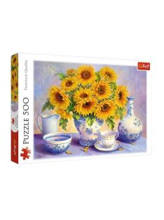   ПЪЗЕЛ за деца (500ч.) Слънчогледи, Ravensburger Sunfloewrs, 49 x 36 см, 37293