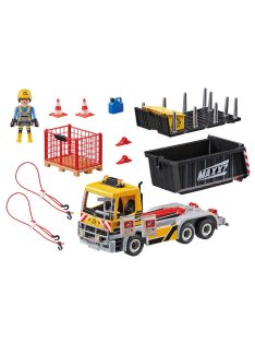   PLAYMOBIL City Action: Камион със свалящо се ремарке, Interchangeable Truck, 70444