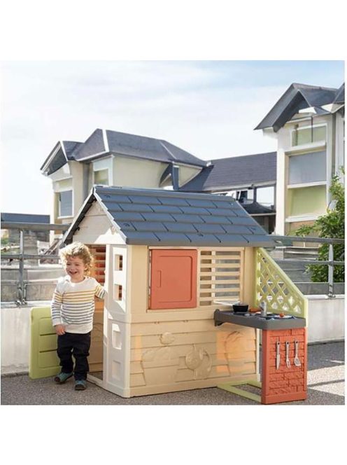 Детска градинска къща с кухня Nature Garden House Smoby Life