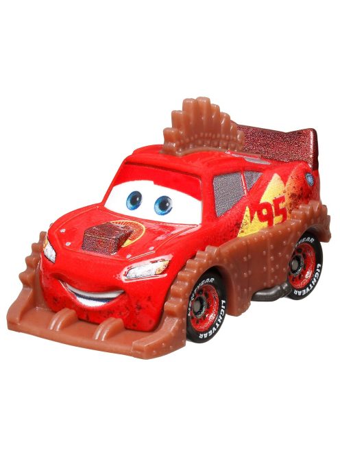 Комплект метални колички (3бр) Disney Cars On The Road Mini Racers Road Warriors 3-Pack with Rumbler Lightning McQueen, Rumbler Mater and Chieftess