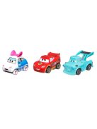 Комплект метални колички (3бр) Disney Cars On The Road Mini Racers Road Warriors 3-Pack: Suki, Dragon Lightning McQueen, Tokyo Mater