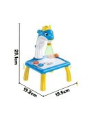 Детска маса за рисуване с проектор Делфин, 30 х 20 х 20 см