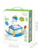 Детска маса за рисуване с проектор Делфин, 30 х 20 х 20 см