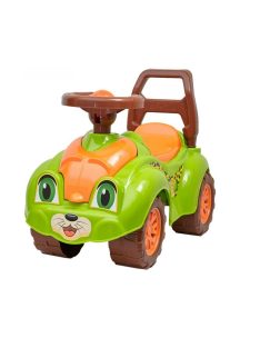   Детска кола за прохождане Edea Тигър, С отварящи се 2 капака и седалка, 65х44х31 cm, 1,5+ години, Зелена