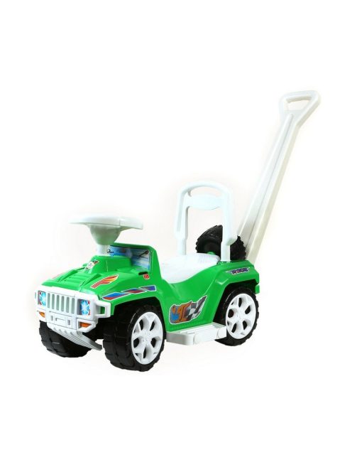 Детска кола за бутане и баланс, Родителски контрол, Отваряща се седалка, 86х75х42 см, 2+ години, Зелен
