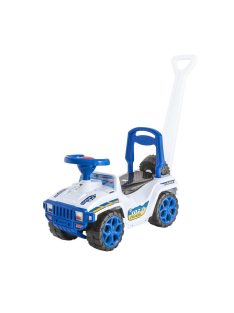   Детска кола за бутане и баланс Edea Полиция, Родителски контрол, Отваряща се седалка, 86х75х42 см, 2+ години