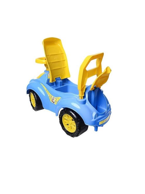 Детска кола за прохождане Technok, С отварящи се 2 капака и седалка, 65х44х31 cm, 1,5+ години, Синя