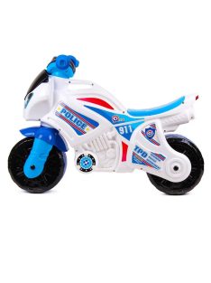   Детски мотор без педали Police, За баланс, С дръжка за пренос, 72 х 35 х 52 cm, До 30кг, 2+ Години, Бял