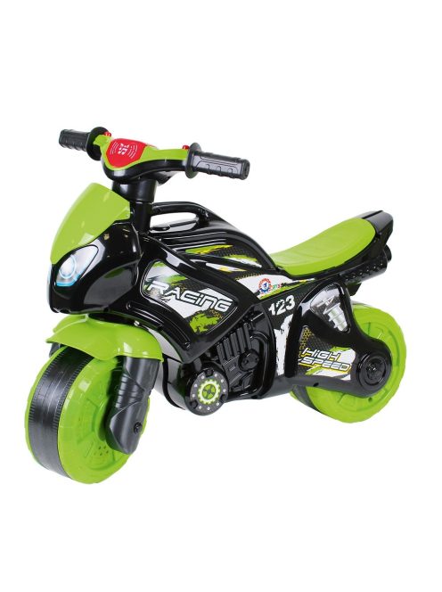 Детски мотор без педали Racing, За баланс, С дръжка за пренос, Звук и светлини, 74х45х53см