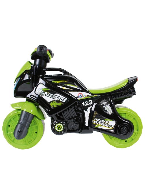 Детски мотор без педали Racing, За баланс, С дръжка за пренос, Звук и светлини, 74х45х53см