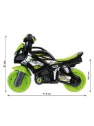 Детски мотор без педали Racing, За баланс, С дръжка за пренос, Звук и светлини, 74х45х53см