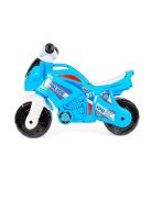 Детски мотор без педали Police, За баланс, С дръжка за пренос, Звук и светлини, Бандаж на гумите, 72 х 35 х 52 cm, До 30кг, 2+ Години, Син