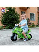 Детски мотор без педали Racing, За баланс, С дръжка за пренос, 72 х 35 х 52 cm, До 30кг, 2+ Години, Зелен