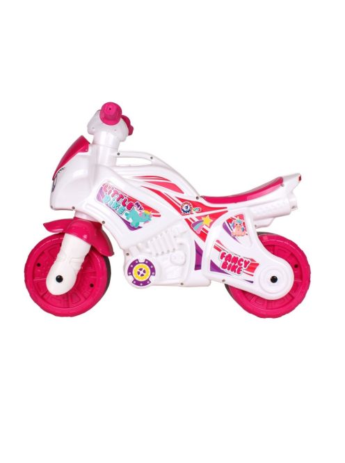 Детски мотор без педали Edea My Little Pony, За баланс, С дръжка за пренос, Звук и светлини 72 х 35 х 52 cm, До 30кг, 2+ Години, Бял/Циклама