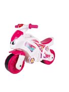 Детски мотор без педали Edea My Little Pony, За баланс, С дръжка за пренос, Звук и светлини 72 х 35 х 52 cm, До 30кг, 2+ Години, Бял/Циклама