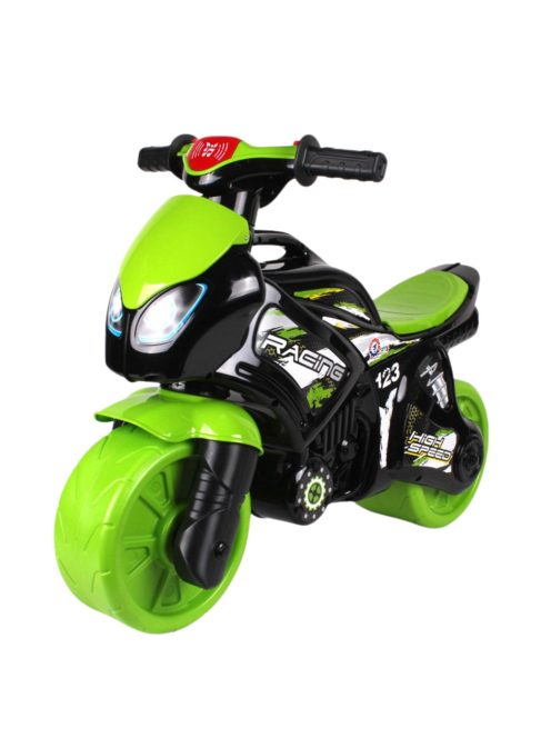 Детски мотор без педали Technok, За баланс, С дръжка за пренос, Звук и светлини, 74х45х53см