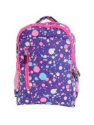 Раница Спарк с отделения вътрешен и външен джоб, С цип и 2 странични джоба, С анагомичен гръб, 39х30х18 см, Тъмно син/Светло роз