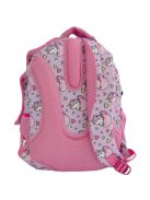 Раница Спарк с отделения вътрешен и външен джоб, С цип и 2 странични джоба, С анагомичен гръб, 39х30х18 см, Розов/Светло роз