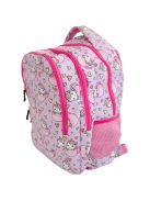 Раница Спарк с отделения вътрешен и външен джоб, С цип и 2 странични джоба, С анагомичен гръб, 39х30х18 см, Розов/Светло роз