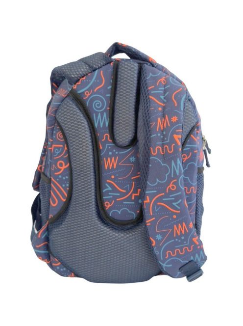 Раница Спарк с отделения вътрешен и външен джоб, С цип и 2 странични джоба, С анагомичен гръб, 39х30х18 см, Лилав