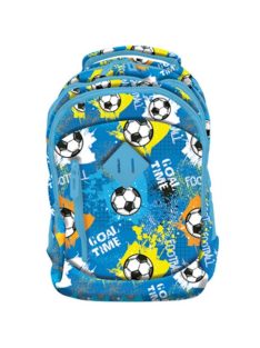   Раница Спарк с отделения вътрешен и външен джоб, С цип и 2 странични джоба, С анагомичен гръб, 39х30х18 см, Син