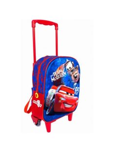   Раница 3D на колела и с телескопична дръжка Disney: Колите (Cars Team), 56х49х31 cm