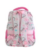 Раница МESCO с 2 отделения вътрешен и 2 външни джоба, 1 заден джоб с цип, 2 странични джоба с несесер, 44х30х18 см, Роз/Кафе