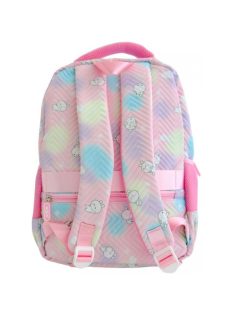   Раница МESCO с 2 отделения вътрешен и 2 външни джоба, 1 заден джоб с цип, 2 странични джоба с несесер, 44х30х18 см, Роз