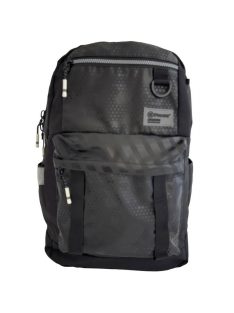   Раница PAUSE с 2 отделения с вътрешен джоб за лоптоп, 2 външни джоба с цип и 2 странични джоба с мек анатомичен гръб, 41х30х17 см, Сив/Жълт