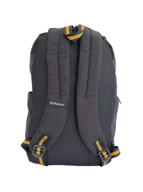 Раница PAUSE с 2 отделения с вътрешен джоб за лоптоп, 2 външни джоба  с цип и 2 странични джоба с мек анатомичен гръб и плюшена играчка  41х30х17