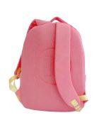 Раница PAUSE с 2 отделения с вътрешен джоб за лоптоп, 2 външни джоба с цип и 2 странични джоба, С мек анатомичен гръб и плюшена играчка, 41х30х17 см, Роз