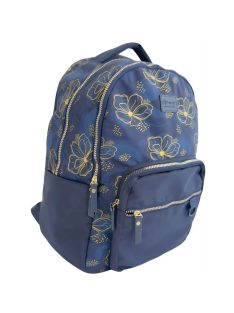   Раница PAUSE с 2 отделения с вътрешен джоб за лоптоп, 2 външни джоба с цип, 2 странични джоба с мек анатомичен гръб, 41х30х17 см, Тъмно син