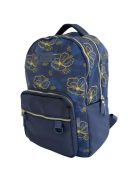 Раница PAUSE с 2 отделения с вътрешен джоб за лоптоп, 2 външни джоба с цип, 2 странични джоба с мек анатомичен гръб, 41х30х17 см, Тъмно син