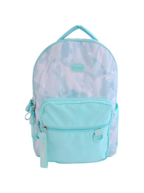 Раница PAUSE с 2 отделения с вътрешен джоб за лоптоп, 2 външни джоба с цип и 2 странични джоба с мек анатомичен гръб, 41х30х17 см, Син