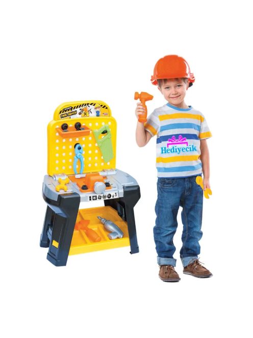 Работилница с менгеме и инструменти (35ч.), 68х48х29 cm, Dede Tool Bench, 1702