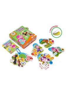   Детска игра с велкро лепенки "Мама и Мъник" ,  21x18x6 см