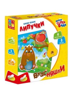   Детска игра с велкро лепенки "Лакомства" ,  18,7x18,7x4,5 см