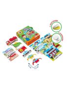 Детска игра с велкро лепенки "Авто монтьор",  20,5x18x5 см