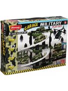 Детски паркинг - гараж Heroes на 3 нива, 2 колички , Боенна база, 35х27х7 см, 3+ години