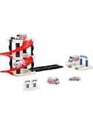 Детски паркинг - гараж Heroes на 3 нива и 3 колички, Болница, 35 х 27 х 7 см, 3+ години