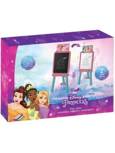  Дъска за рисуване Disney Princes, Двустранна с тебешири и флумастери, 125 см, 3+ години