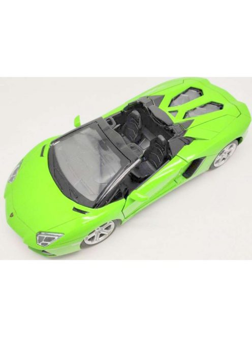 Метална кола 1:24 Lamborghini Aventador Roadster с отваряеми врати преден капак и багажник