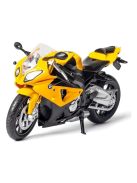 Метален мотор 1:18 YAMAHA YZF-R1 с амортисьори, Жълт/Черен