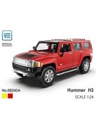 Метална кола 1:24 Hummer H3 с отваряеми врати преден капак и багажник