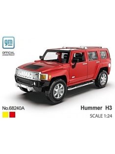   Метална кола 1:24 Hummer H3 с отваряеми врати преден капак и багажник